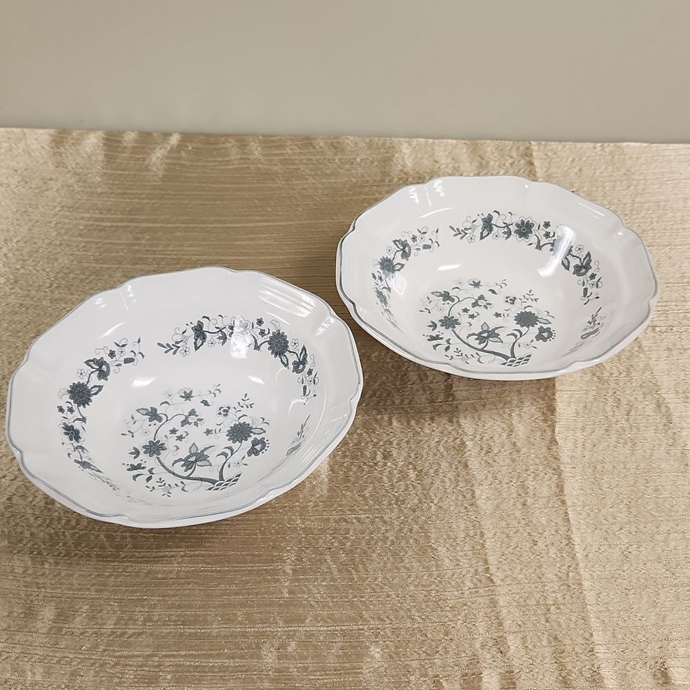 Vintage F.W. Woolworth Company Cereal Bowl Set of 2 Made in Korea